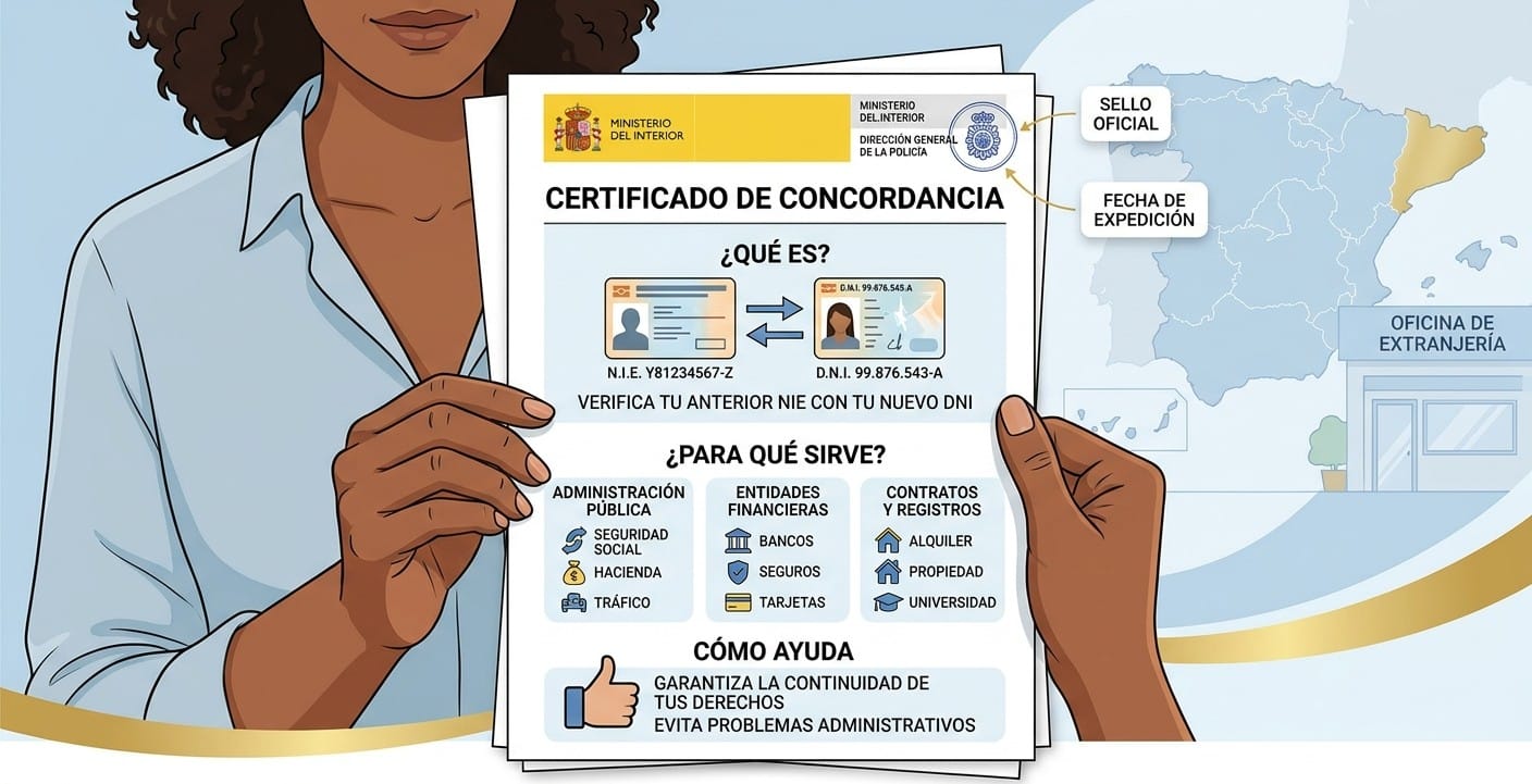 certificado de concordancia, que es y para que sirve